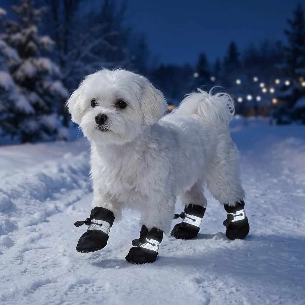 X-Small Dog Shoes Waterproof Durable, for 3-4 lb Dogs