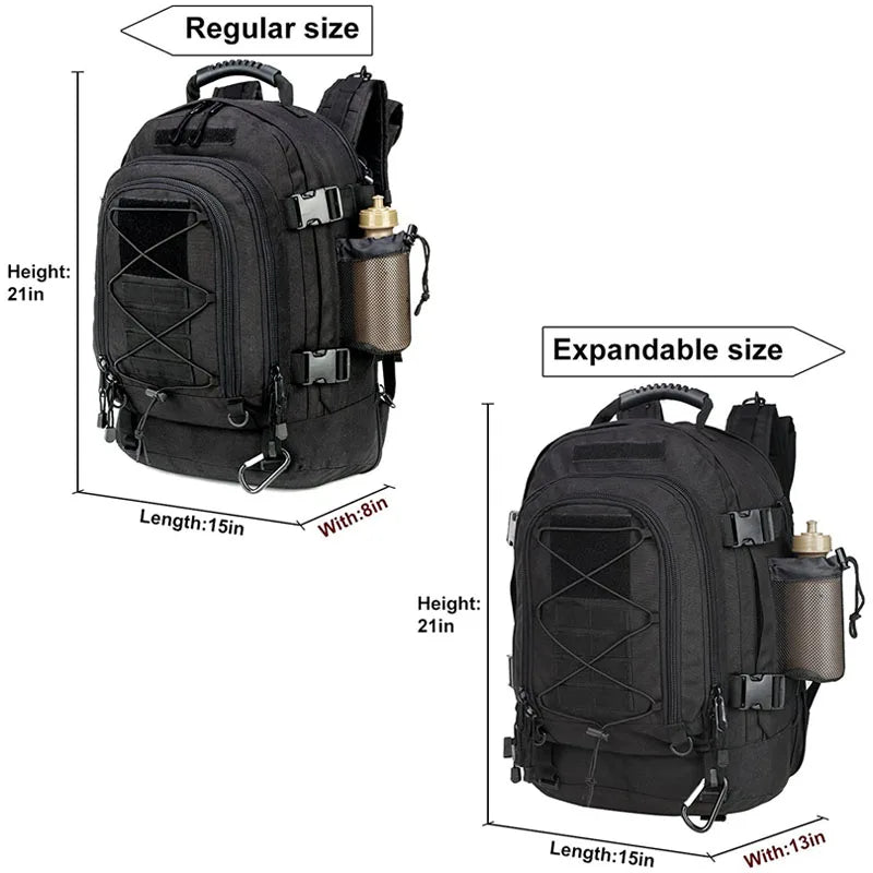 60L Military Tactical Backpack Assault Rucksack