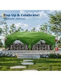 10x20 Pop Up Gazebo Tent Waterproof Portable Outdoor Shelter