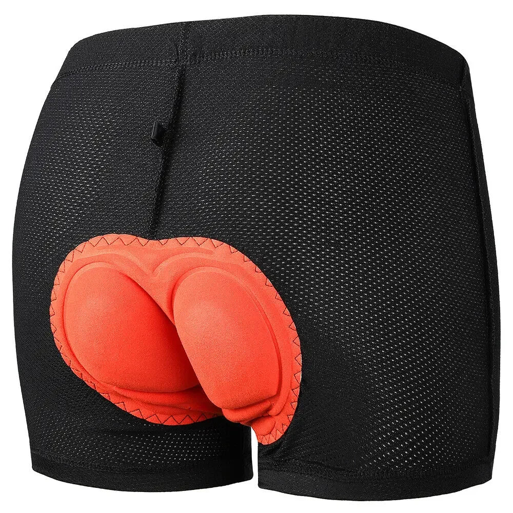 Men's Cycling Underwear Soft Mesh Gel Padded Cycling Underwear MTB Undershorts Sponge Padded Downhill Shorts