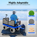 9 inch 2x Beach Cart Wheels Inflatable Wheels Replacement Balloon Beach Tire
