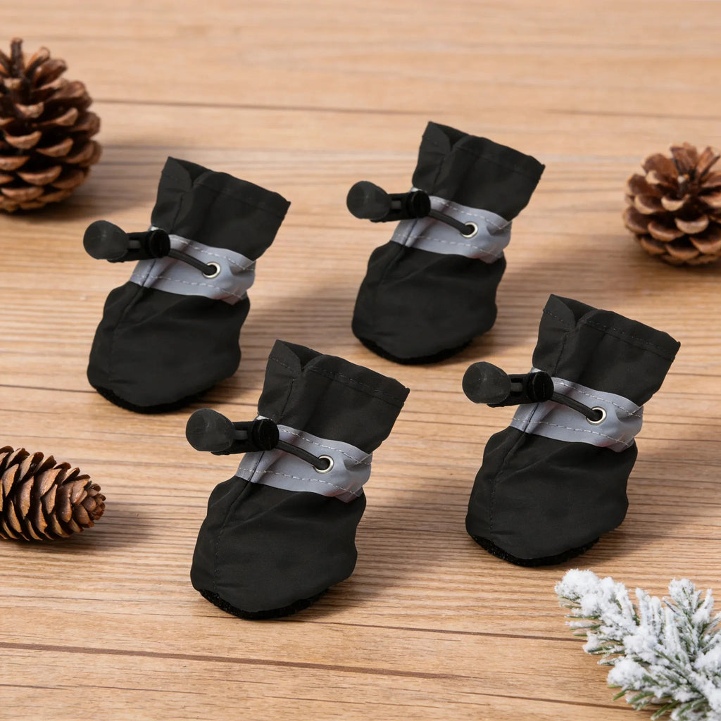 Small Dog Puppy Shoes Waterproof Anti Slip Soft Sole Boot Size 5x4.2cm for Puppies 10-13 lbs New Arrival