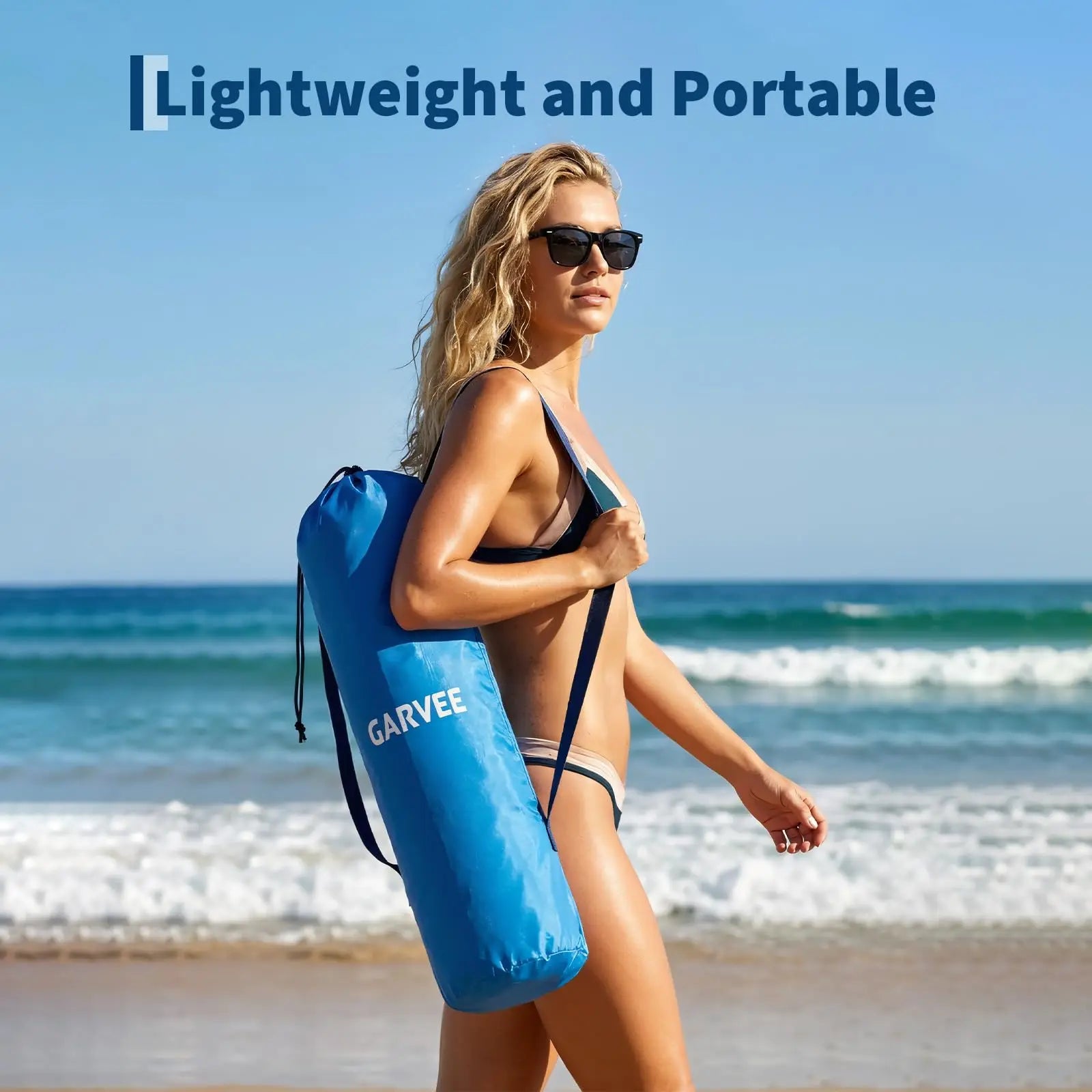 High Beach Chair 2 Pack, Folding Portable Extra Wide