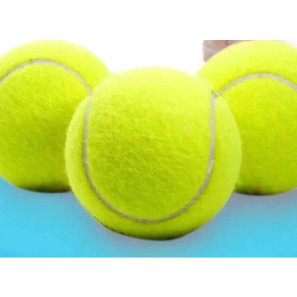 1Pc Dog Toy Bouncy Tennis Ball for Large Medium Small Dogs. Tough Chew Durable Rubber Toy for Biting. Training Fetch Pet Supply.
