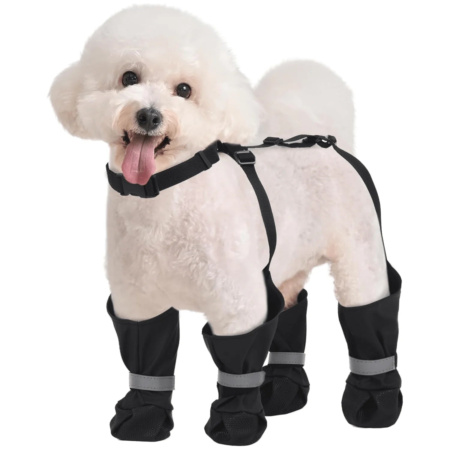 Adjustable Dog Suspender Boots Waterproof For All Size Dogs