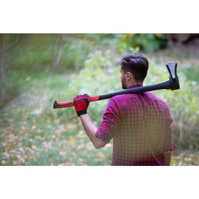 36” Wood splitting Axe, fiberglass handle with Blade Cover