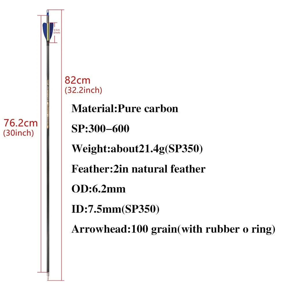 Carbon Arrows 32 Inch
