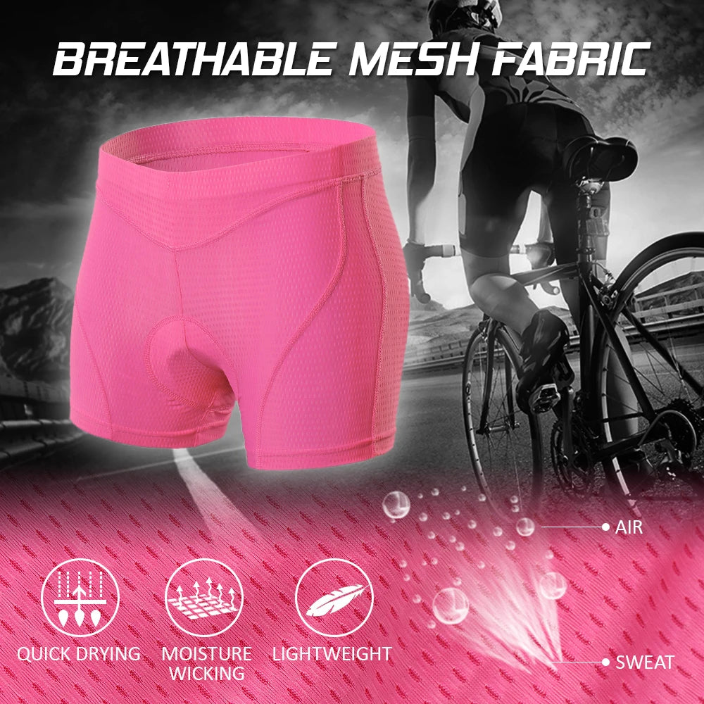 Women Bike Underwear 3D Padded MTB Bicycle Cycle Biking Shorts