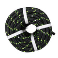 1/2 Inch Double Braided Polyester Rope 150Ft Black-Green-for Tree Climbing Rigging, Arborist