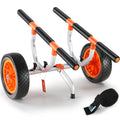 450lbs Kayak Cart with 12'' Solid Tire Adjustable Width