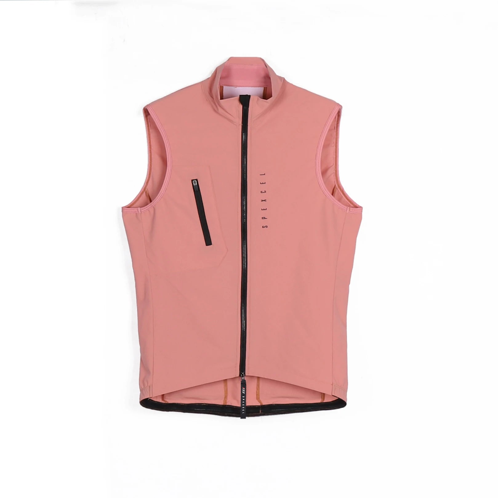 SPEXCEL All Season Classic Lightweight Windproof cycling Vest Men's  Wind Jacket Stretch fabric With Two Way Zipper