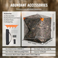 Hunting Blind  270° See Through Ground Blind 1-2 Person