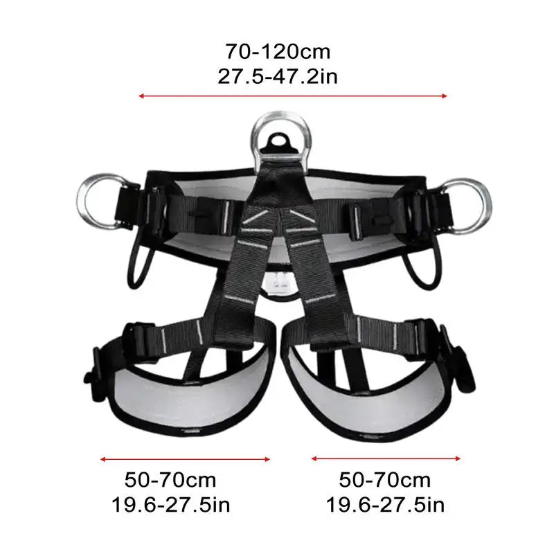 Rock Climbing Harness Men Climbing Safety Belt Harness Protect Waist Strong Load-Bearing Straps Support Belts For Caving Rock